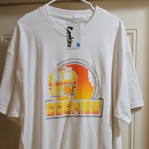 Cookies White Graphic T-Shirt